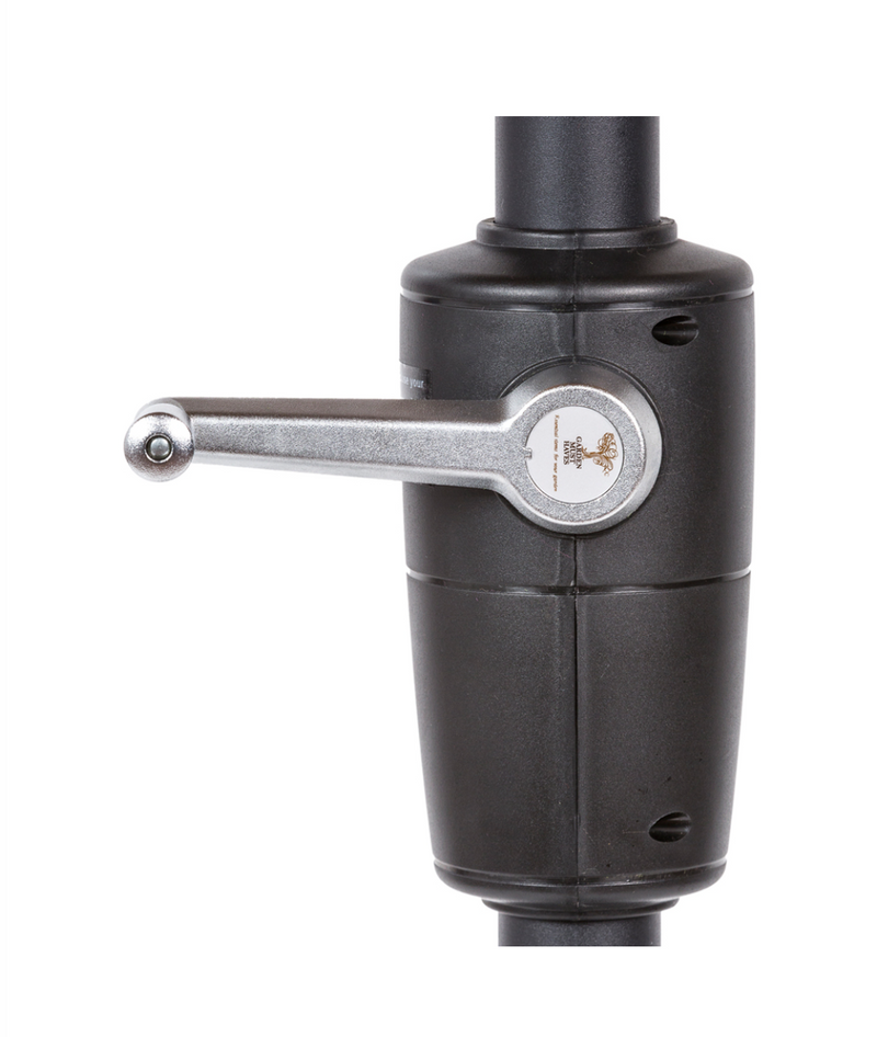 Elizabeth Aluminium Parasol 2.2m Grey