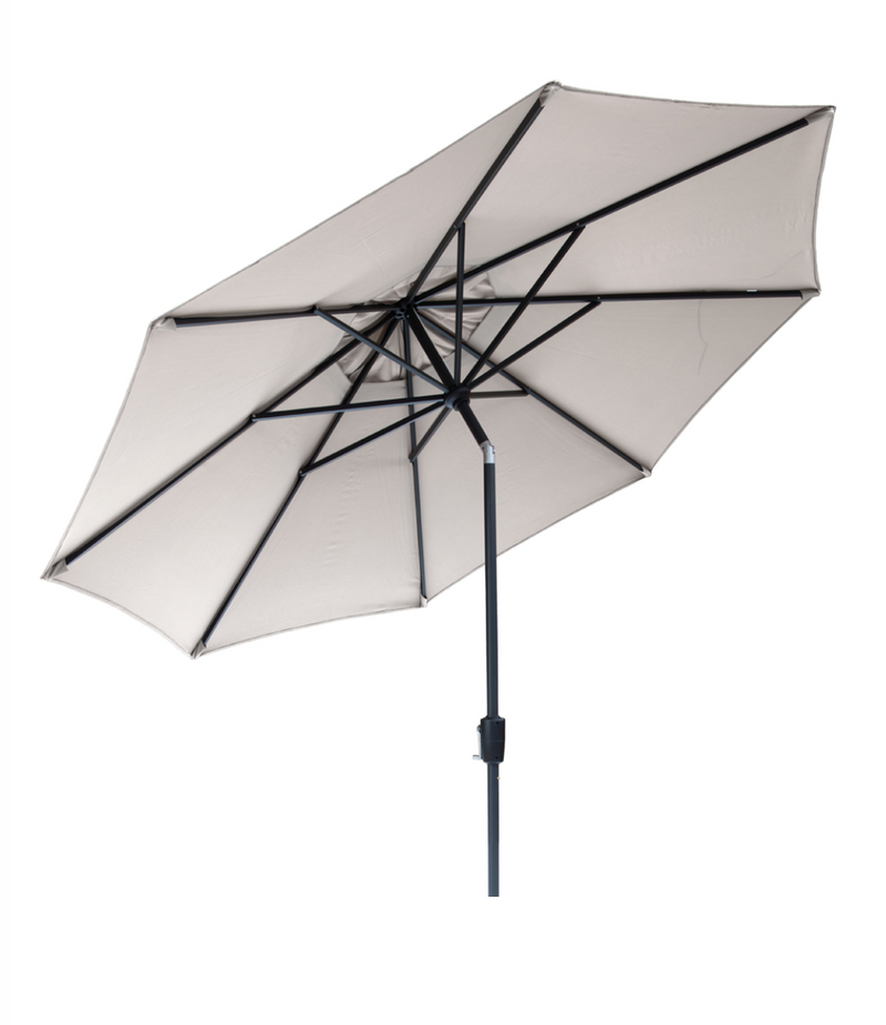 Elizabeth Aluminium Parasol 2.2m Grey