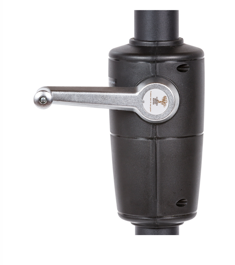 Elizabeth Aluminium Parasol 3m Green