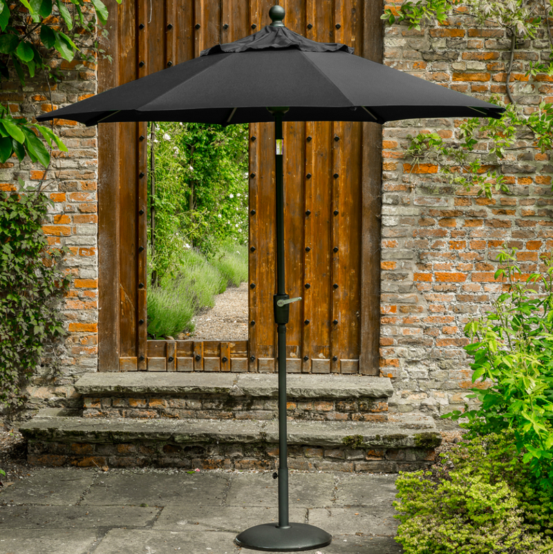 Elizabeth Aluminium Parasol 3m Carbon Black