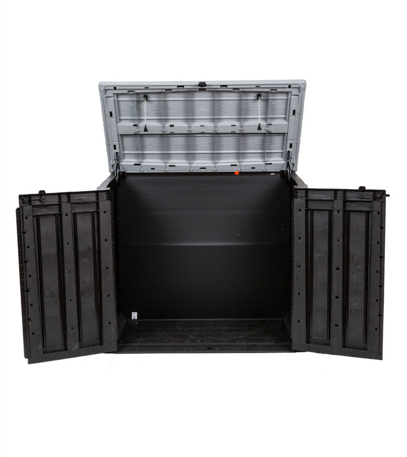 Hideaway Storage Shed Grey 150x80xH130cm