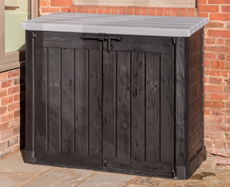 Hideaway Storage Shed Grey 150x80xH130cm