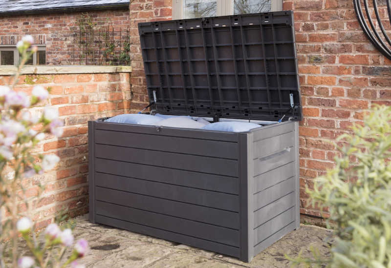 XXL Deck Box Grey 150x90xH80cm