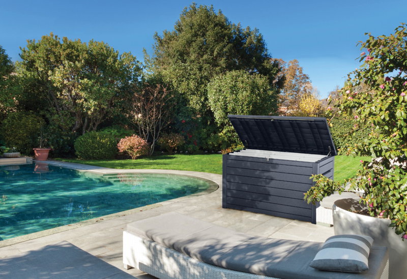 XXL Deck Box Grey 150x90xH80cm