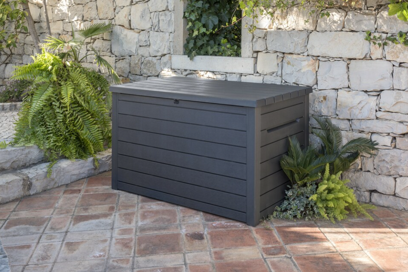 XXL Deck Box Grey 150x90xH80cm