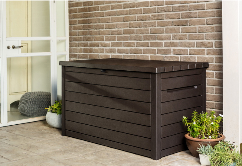 XXL Deck Box Brown 150x90xH80cm