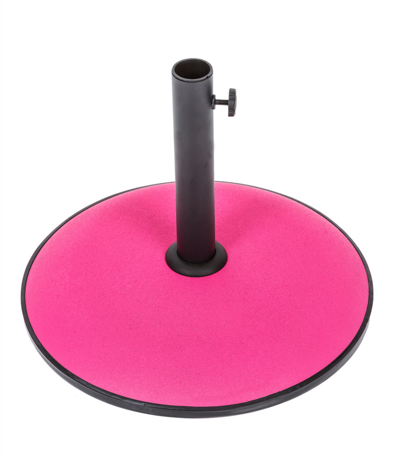 Concrete 15kg Parasol Base Fuchsia Pink