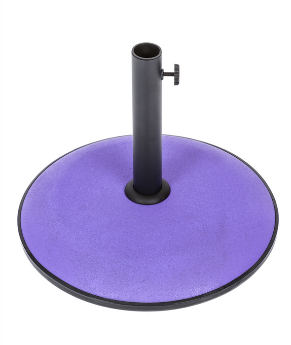 Concrete 15kg Parasol Base Purple