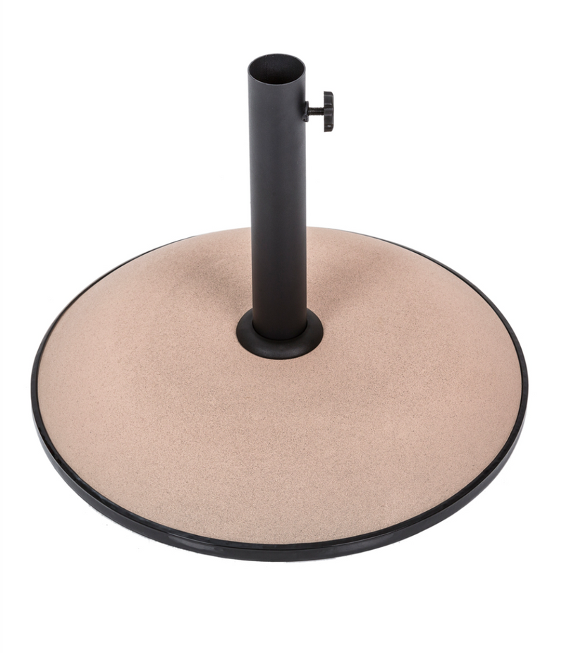Concrete 15kg Parasol Base Taupe