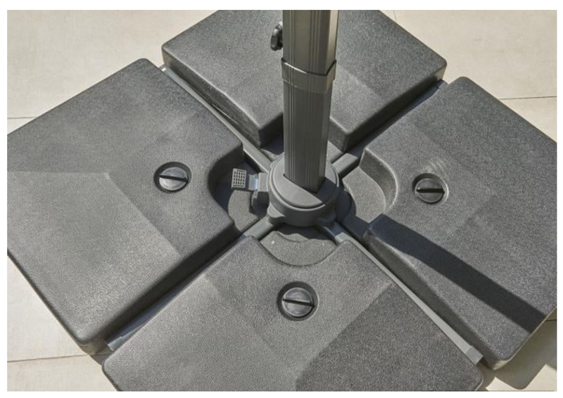 Royce Executive Standard Taupe Cantilever Parasol 3x3M With Cover