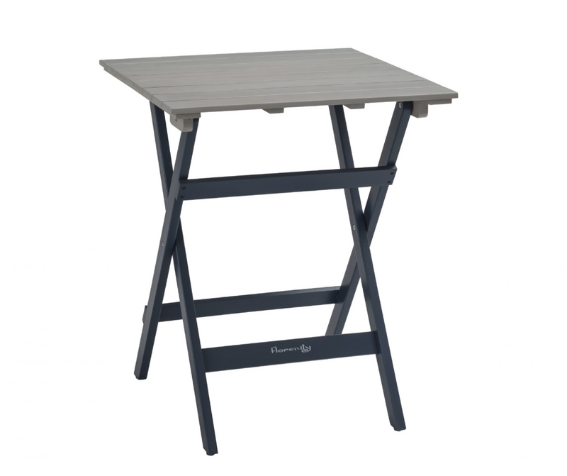 Galaxy Folding Garden Bistro Set in Grey and Blue