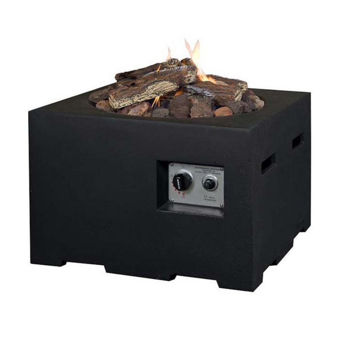 Happy Cocooning Square Cocoon Fire Pit - Black
