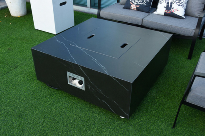 Sofia Marble Porcelain Fire Pit Table