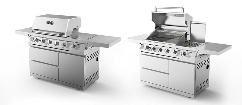 Whistler Outdoor Kitchen 4 Burner BBQ, Sink and Fridge | Oaksey | 2.7Meters