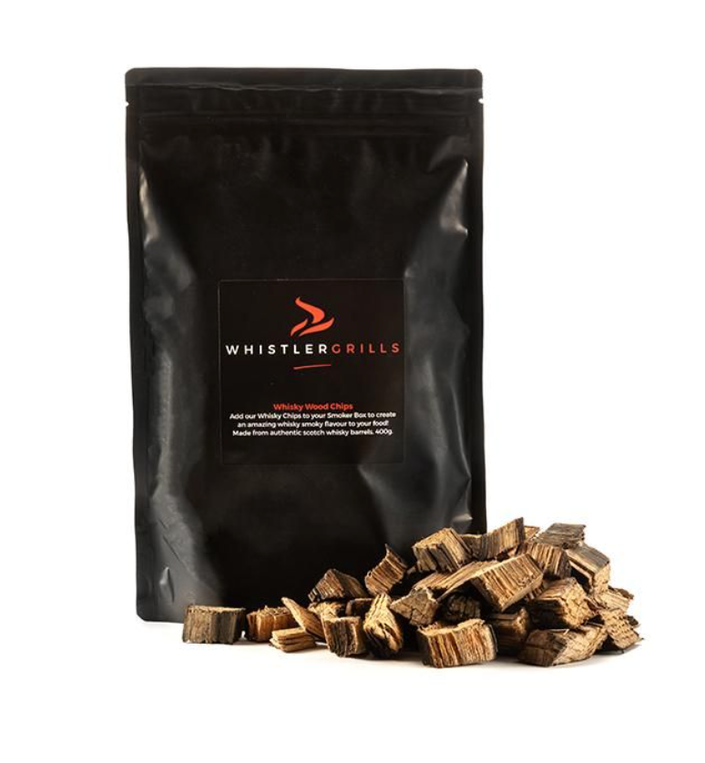 Whistler Wood Smoker Chips x 10 + Smoker Box