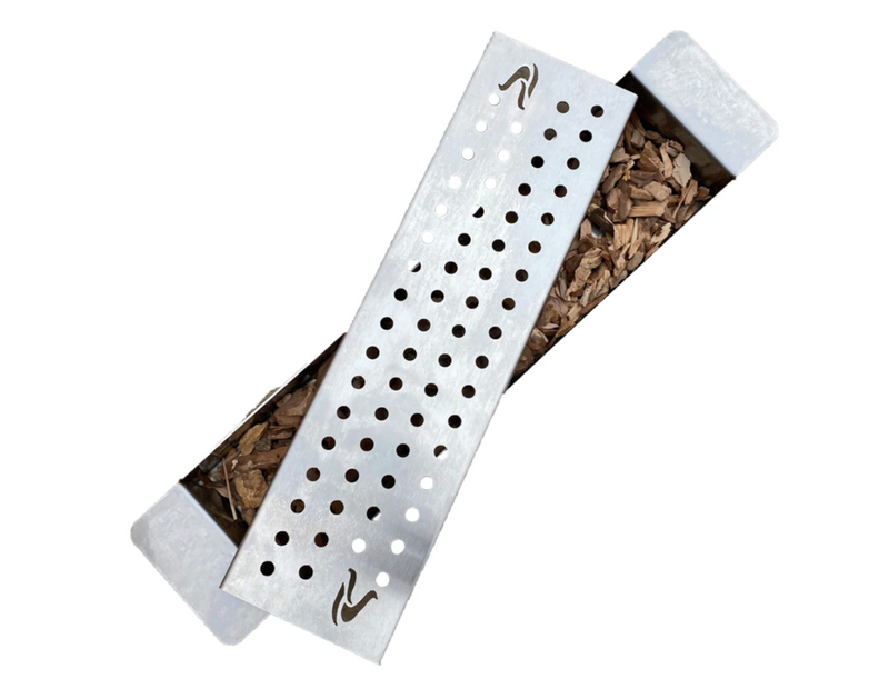 Whistler Wood Smoker Chips x 10 + Smoker Box