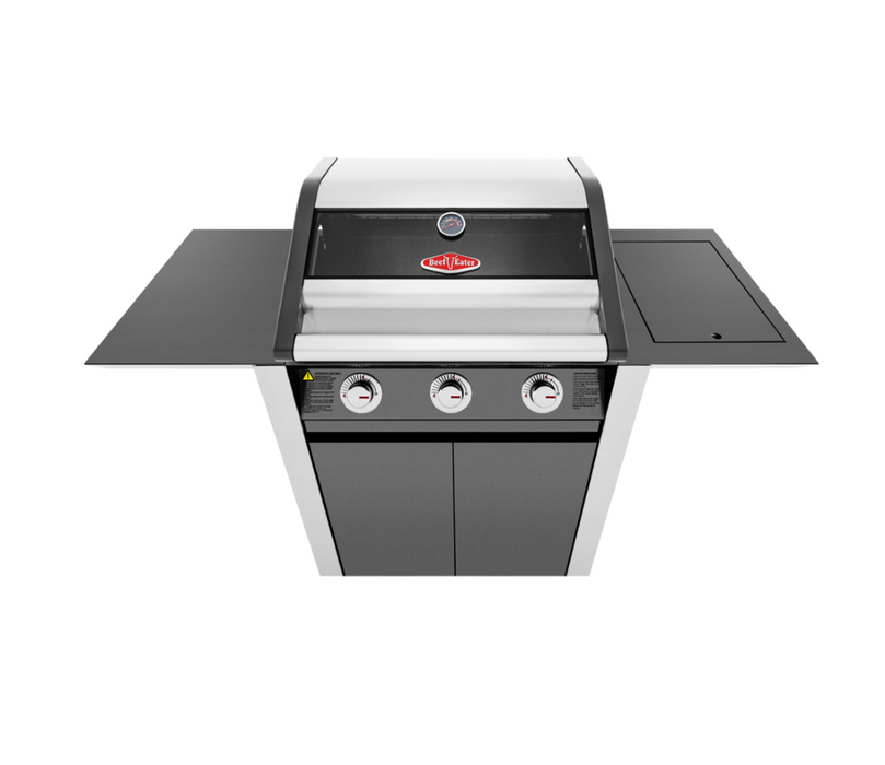 Beefeater 1600E 3 Burner Cabinet Gas BBQ With Side Burner