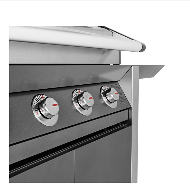 Beefeater 1600E 4 Burner Cabinet Gas BBQ With Side Burner
