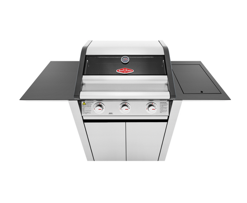 Beefeater 1600S 3 Burner Cabinet Gas BBQ With Side Burner