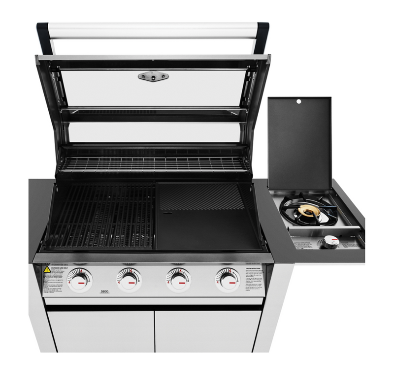Beefeater 1600S 4 Burner Cabinet Gas BBQ With Side Burner