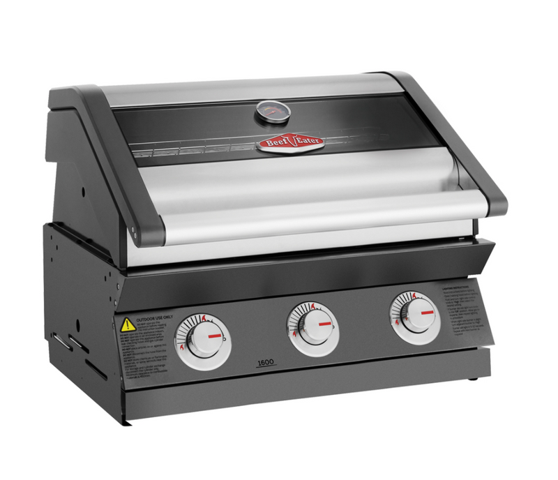 Beefeater 1600E Built-In 3 Burner Gas BBQ