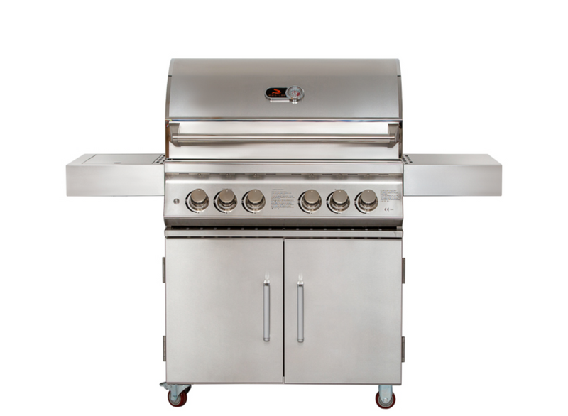 Whistler Bibury 4 Burner Barbecue with Rotisserie and Weather Cover