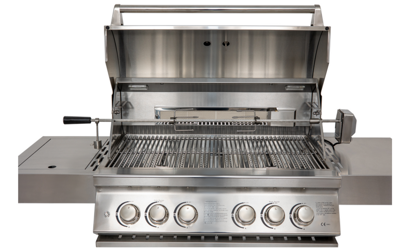 Whistler Bibury 4 Burner Barbecue with Rotisserie and Weather Cover