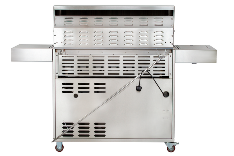 Whistler Bibury 4 Burner Barbecue with Rotisserie and Weather Cover