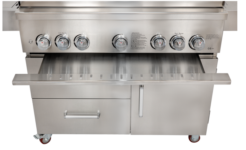 Whistler Bibury 5 Burner Barbecue with Rotisserie and Weather Cover
