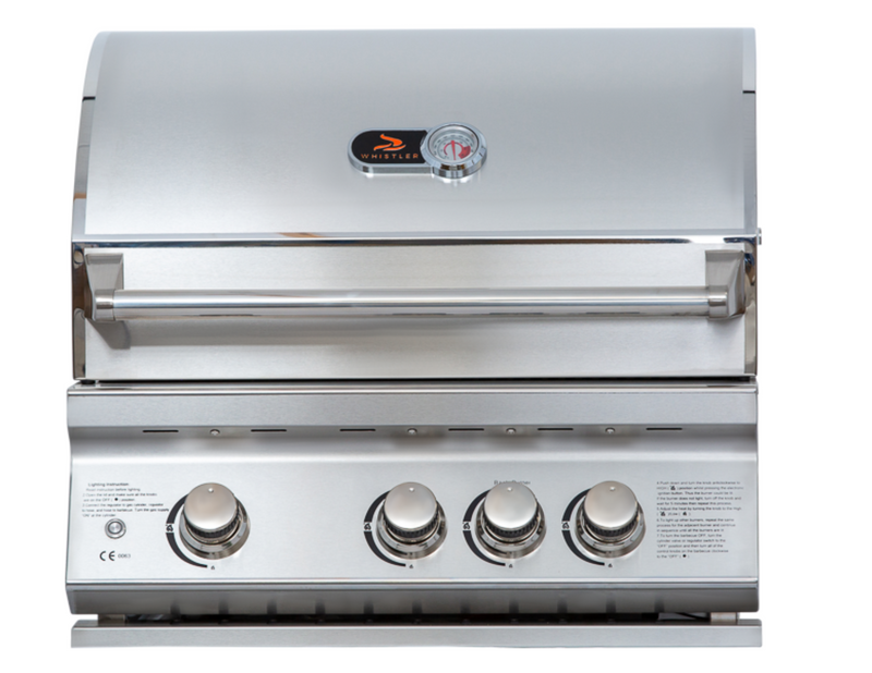 Whistler Burford 3 Burner Barbecue with Rotisserie and Weather Cover