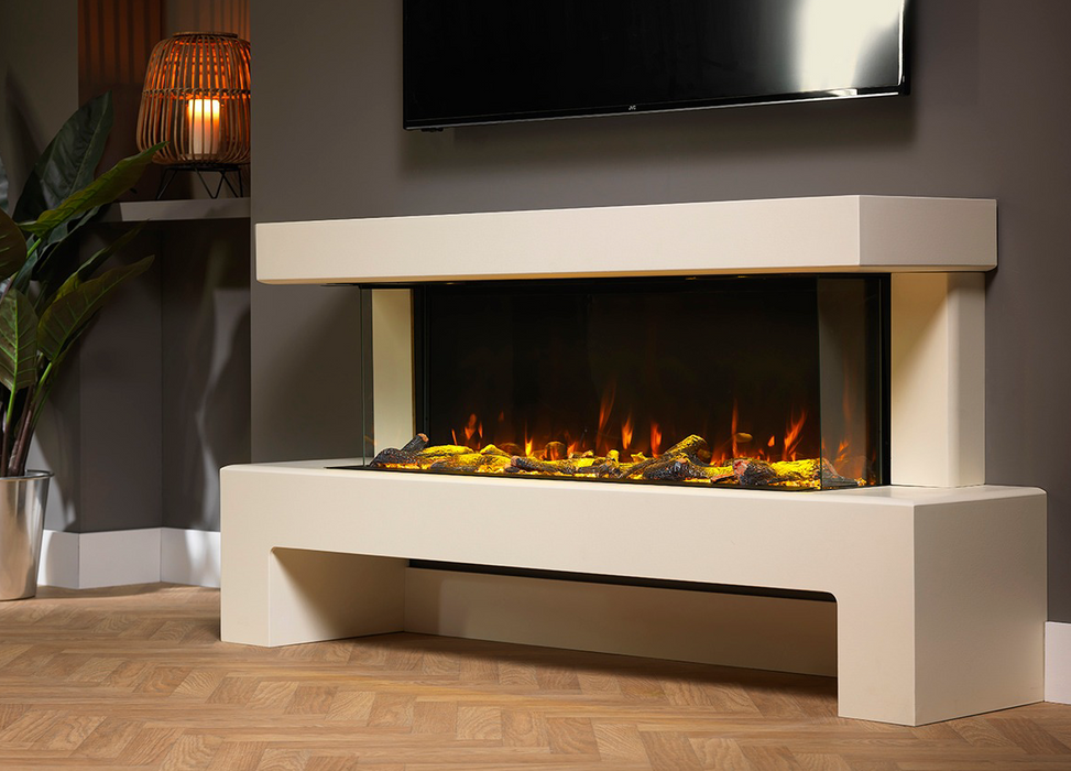 Brindley Fireplace Suite for the PR-1200e fireplace  Floor-standing (Insert only)