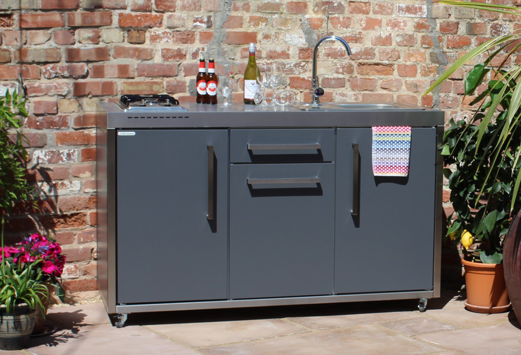 Elfin Compact MO 150S Outdoor Kitchen - without fridge - without sink - without Hob - Sand