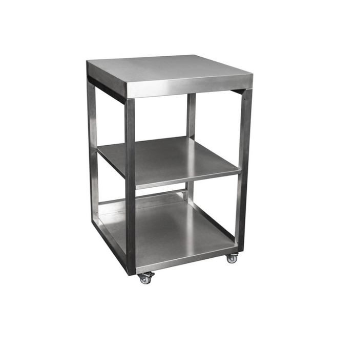 Elfin Stainless Steel BBQ Side Table 60x60x98cm