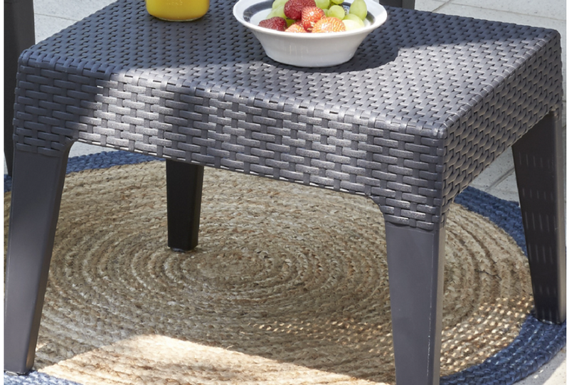 Columbia Balcony Set Graphite Grey