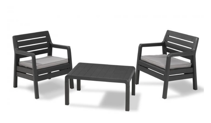 Delano Balcony Set - Grey