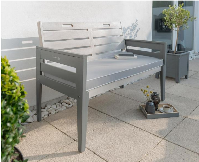 Florenity Grigio Two Seat Bench