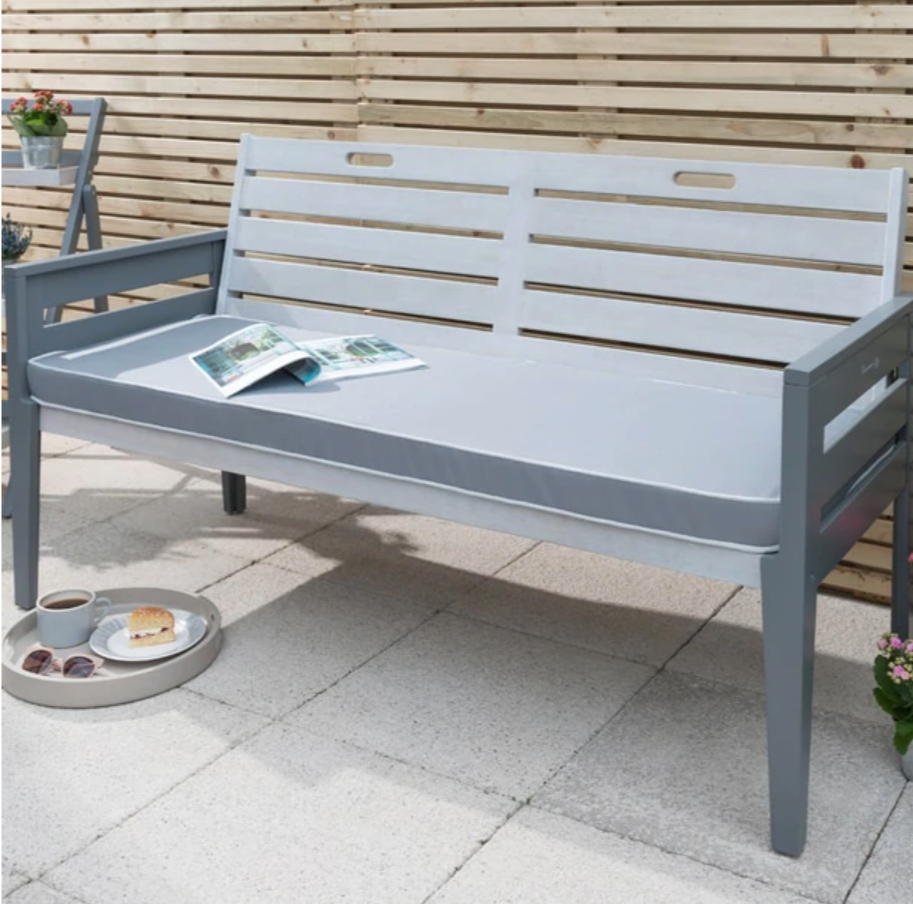 Florenity Grigio Three Seat Bench Set