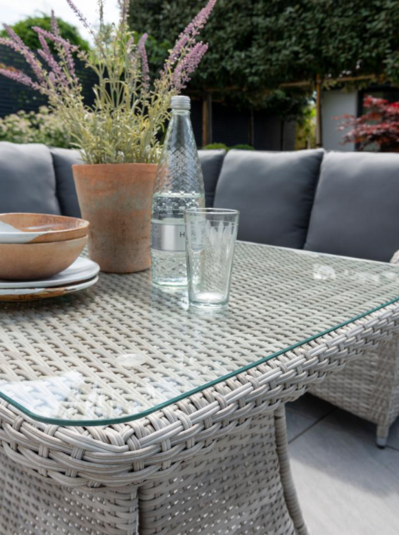 Weybourne Outdoor Mini Corner Lounge Set - Grey