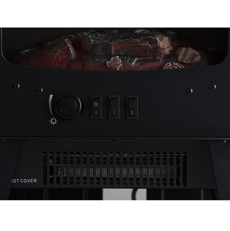 Newcastle Arch Front Fireplace Suite White 1.8KW