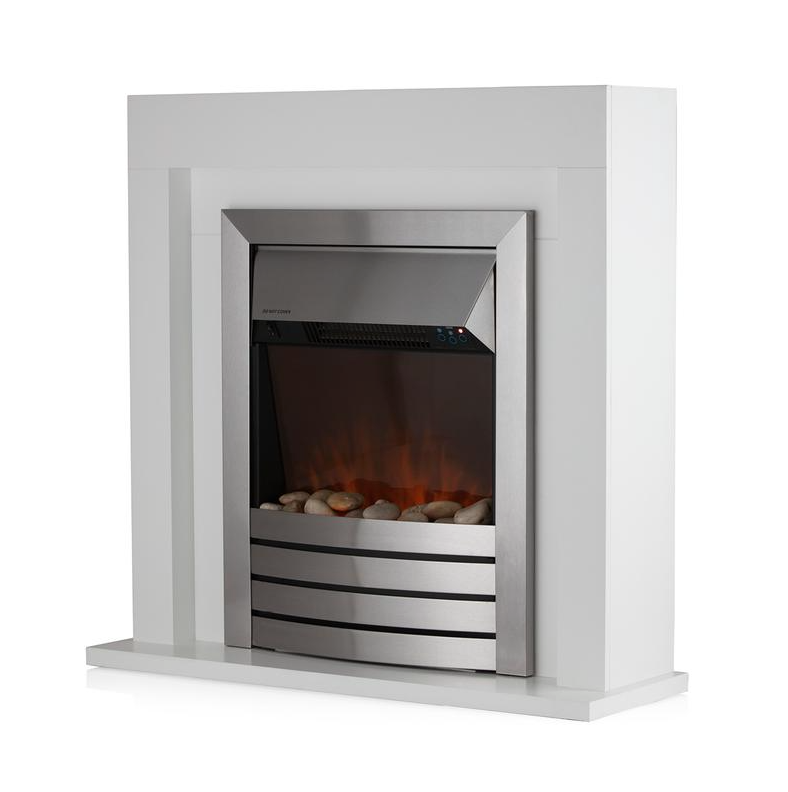 Chester 2KW Fireplace Suite White