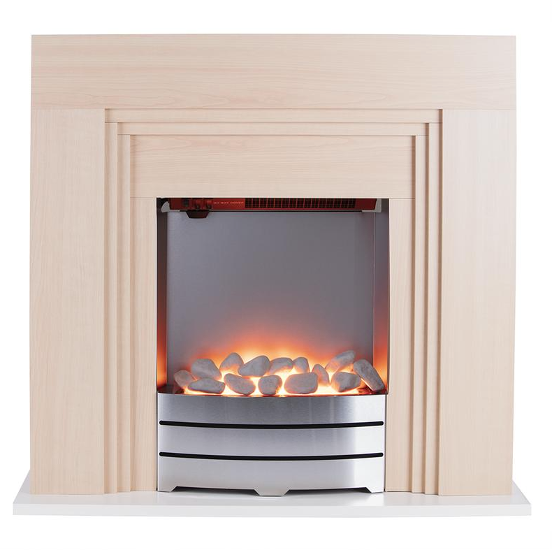 York Fireplace Suite Beech