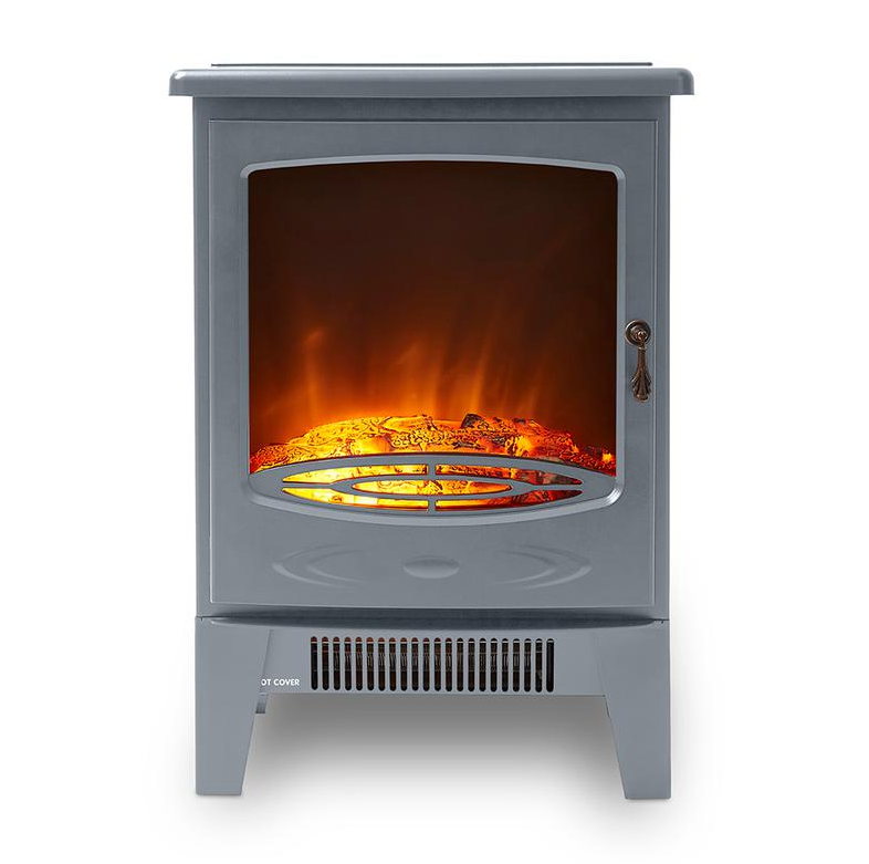 Jesmond Log Effect Fire Stove Grey 1.85KW