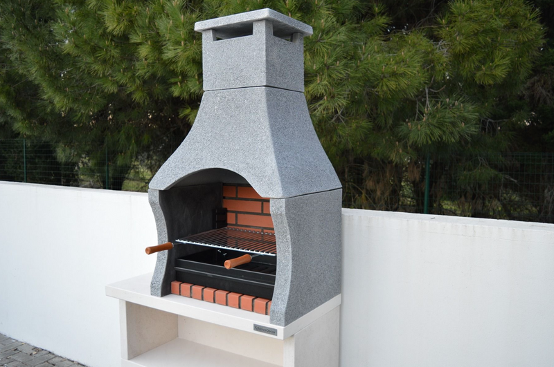Firenze Masonry Barbecue and Side Table