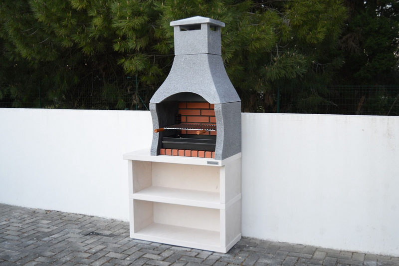 Firenze Masonry Barbecue and Side Table