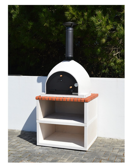 Outdoor royal wood fired oven with stand