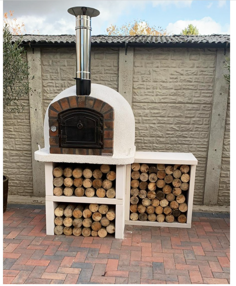 Premier Wood Burning Pizza Oven and Side Table 100cm