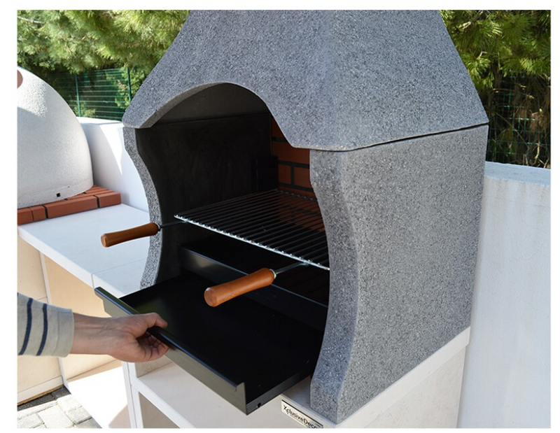 Napoli Outdoor Kitchen with Pizza Oven and BBQ Grill