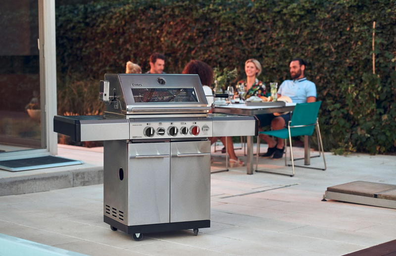 Enders Kansas Pro 3 Sik Turbo 3 Burner Gas BBQ + Side Burner