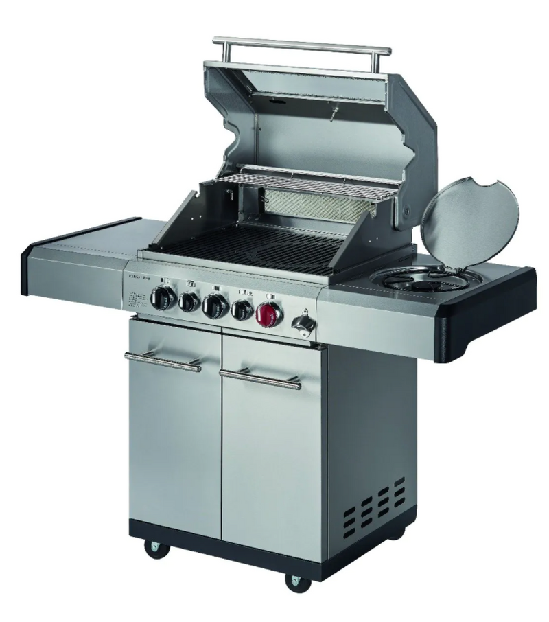 Enders Kansas Pro 3 Sik Turbo 3 Burner Gas BBQ + Side Burner