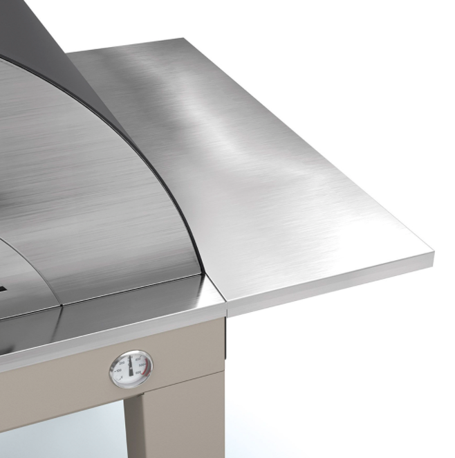 Fontana Bellagio Wood Pizza Oven Including Trolley